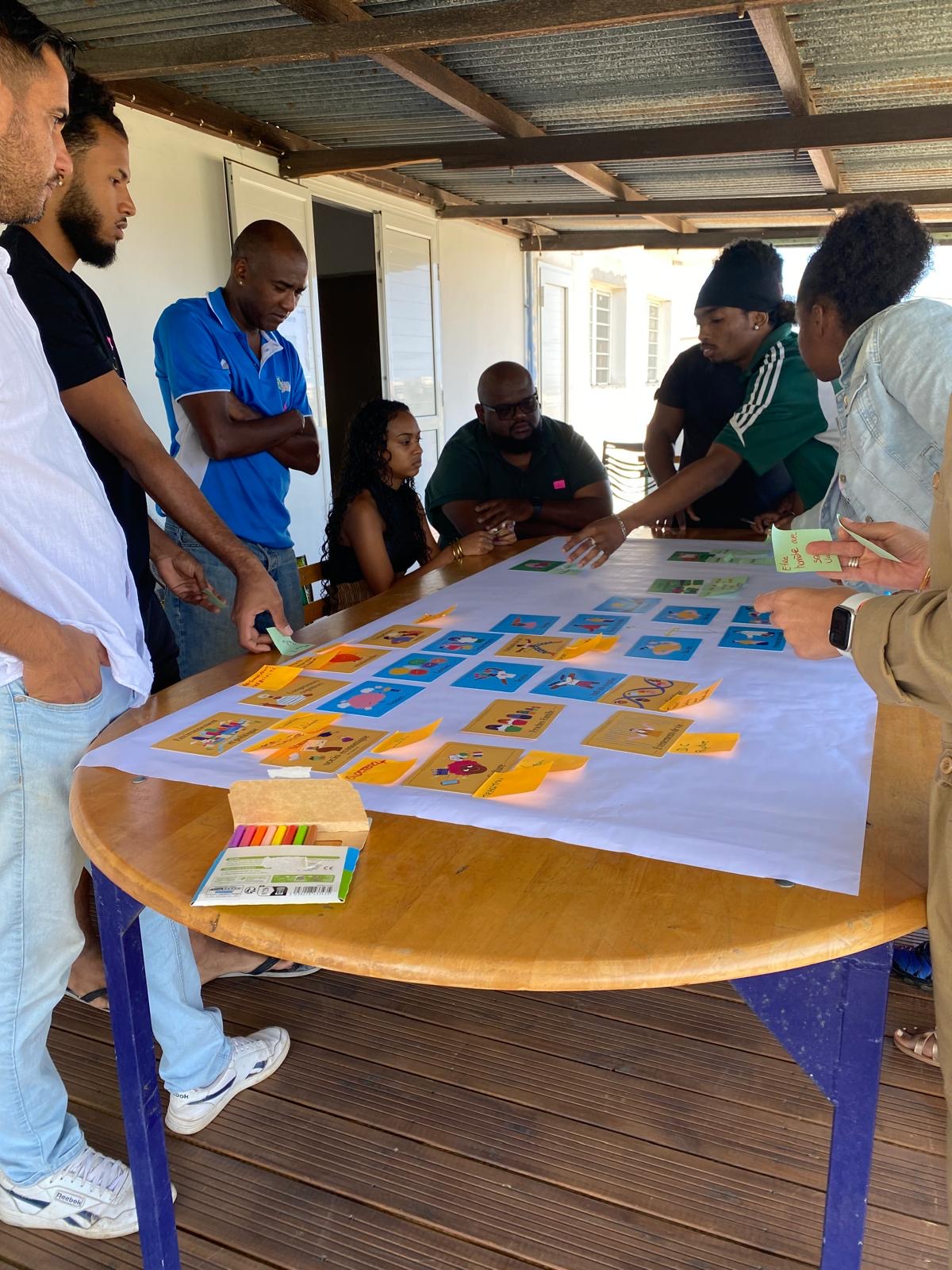 Fresque de la santé mentale — atelier collaboratif autour d'une table